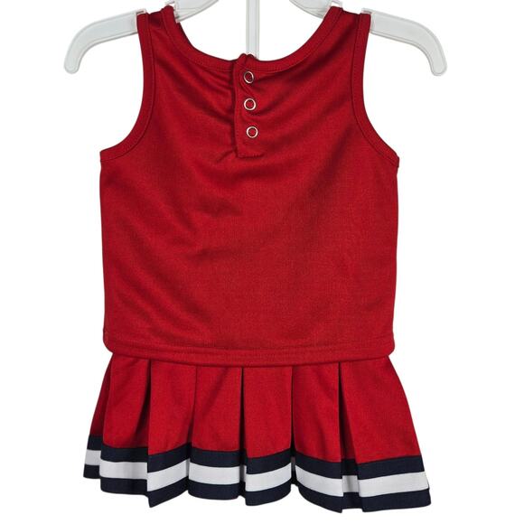 Ole Miss Rebels Cheerleading Outfit Toddler 2T Hotty Toddy College NCAA Pleated - Picture 8 of 12